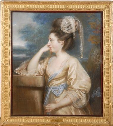 Appraisal: JOHN RUSSELL - PORTRAIT OF MRS G MEDLEY Pastel drawing