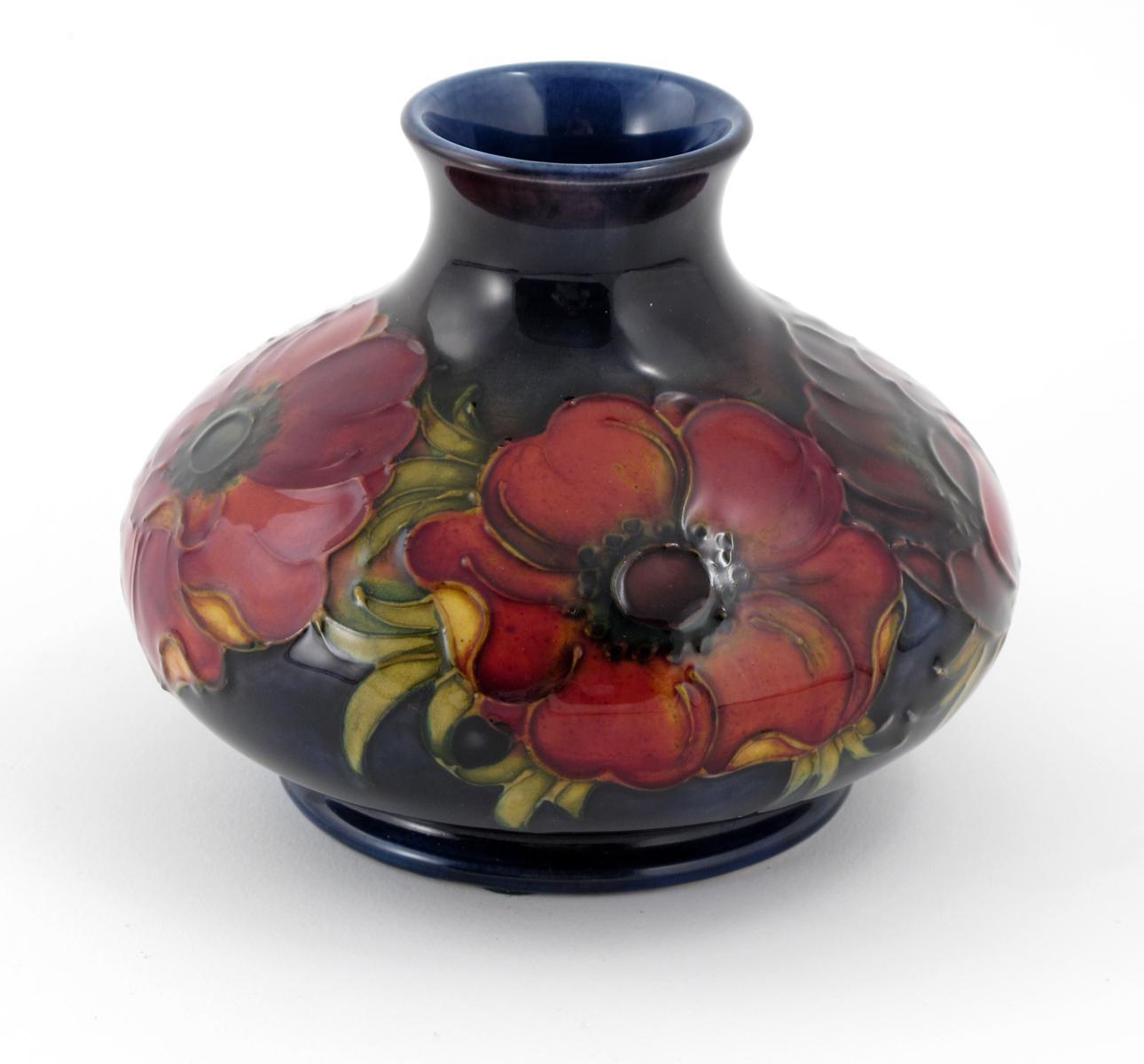 Appraisal: Flambe Anemone a Moorcroft Pottery vase designed by Walter