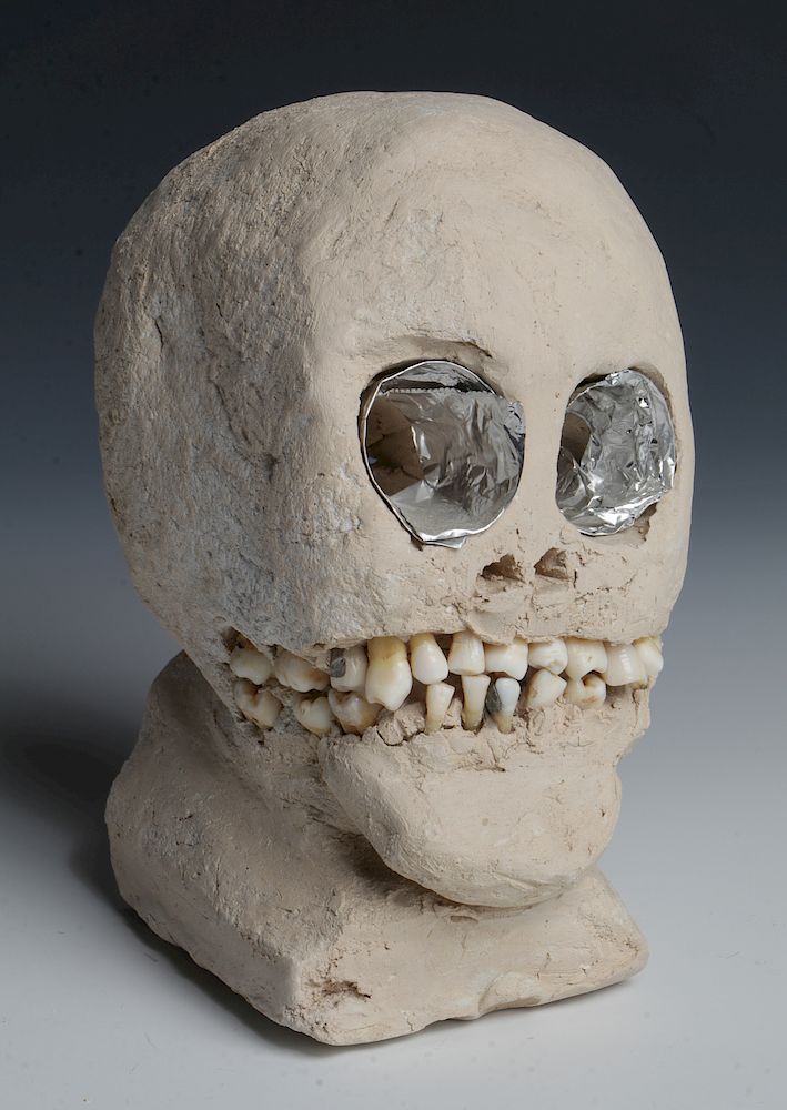 Appraisal: James Son Ford Thomas - Skull Sculpture James Son Ford