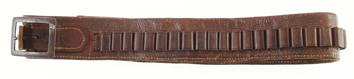 Appraisal: BEAUTIFUL BROWNING BROS CARTRIDGE MONEY BELT Fine early russet brown