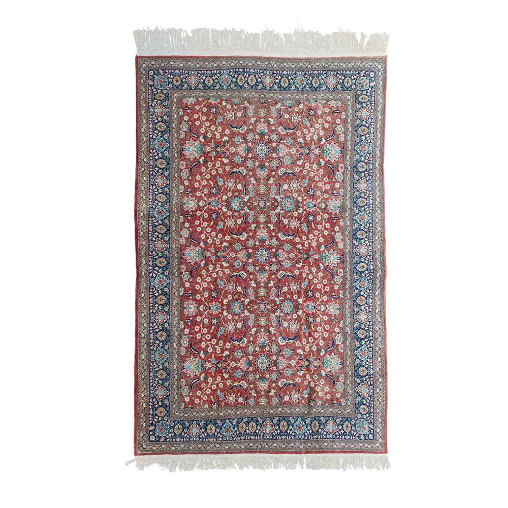 Appraisal: HEREKE CARPET NORTHWEST ANATOLIA LATE TH CENTURY the rust brown