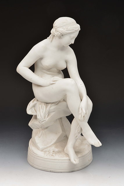 Appraisal: Parian ware modelof 'Venus' after Falconet cm