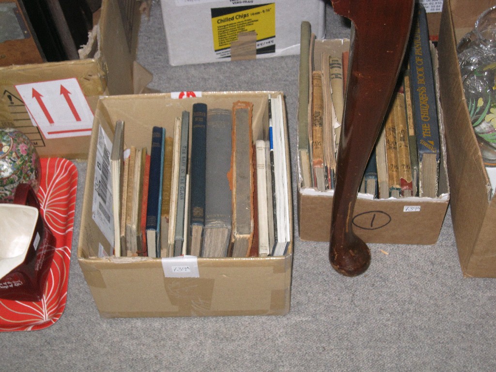 Appraisal: Two boxes of books