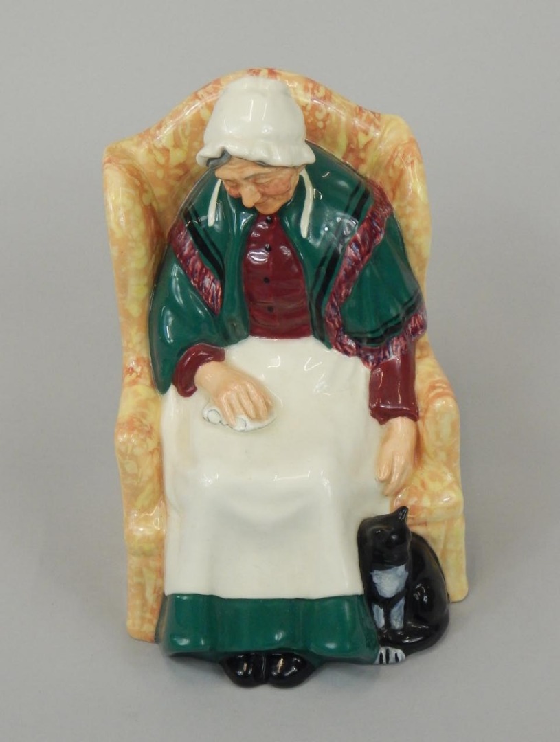 Appraisal: A Royal Doulton figure Forty Winks HN green printed marks