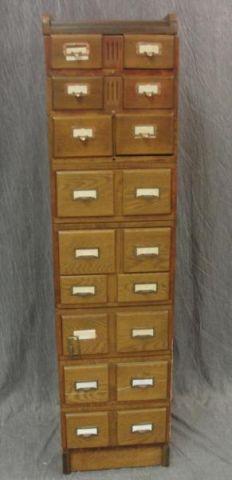 Appraisal: Stacking Filing Cabinet stack A base and a top From