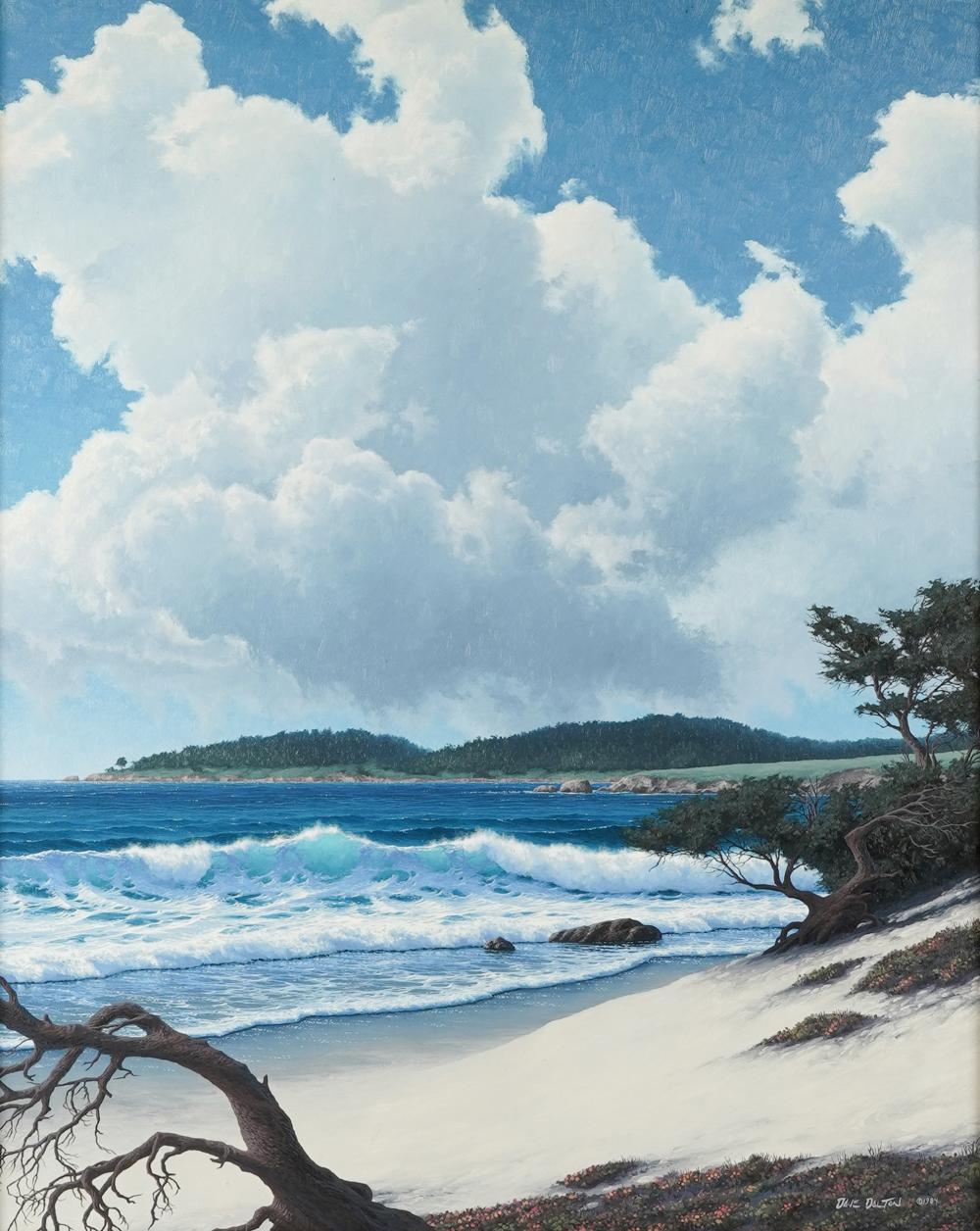 Appraisal: DAVID DAVE DALTON B CUMULUS OVER CARMEL oil on canvas