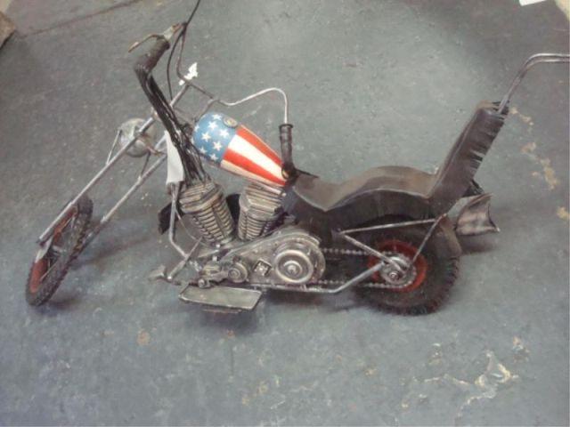 Appraisal: Vintage Harley Davidson Easy Rider Captain America Diminutive Motorcycle From