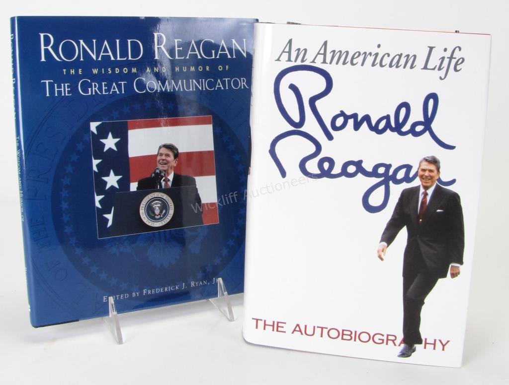 Appraisal: Two books including Ronald Reagan an American Life autobiography Simon