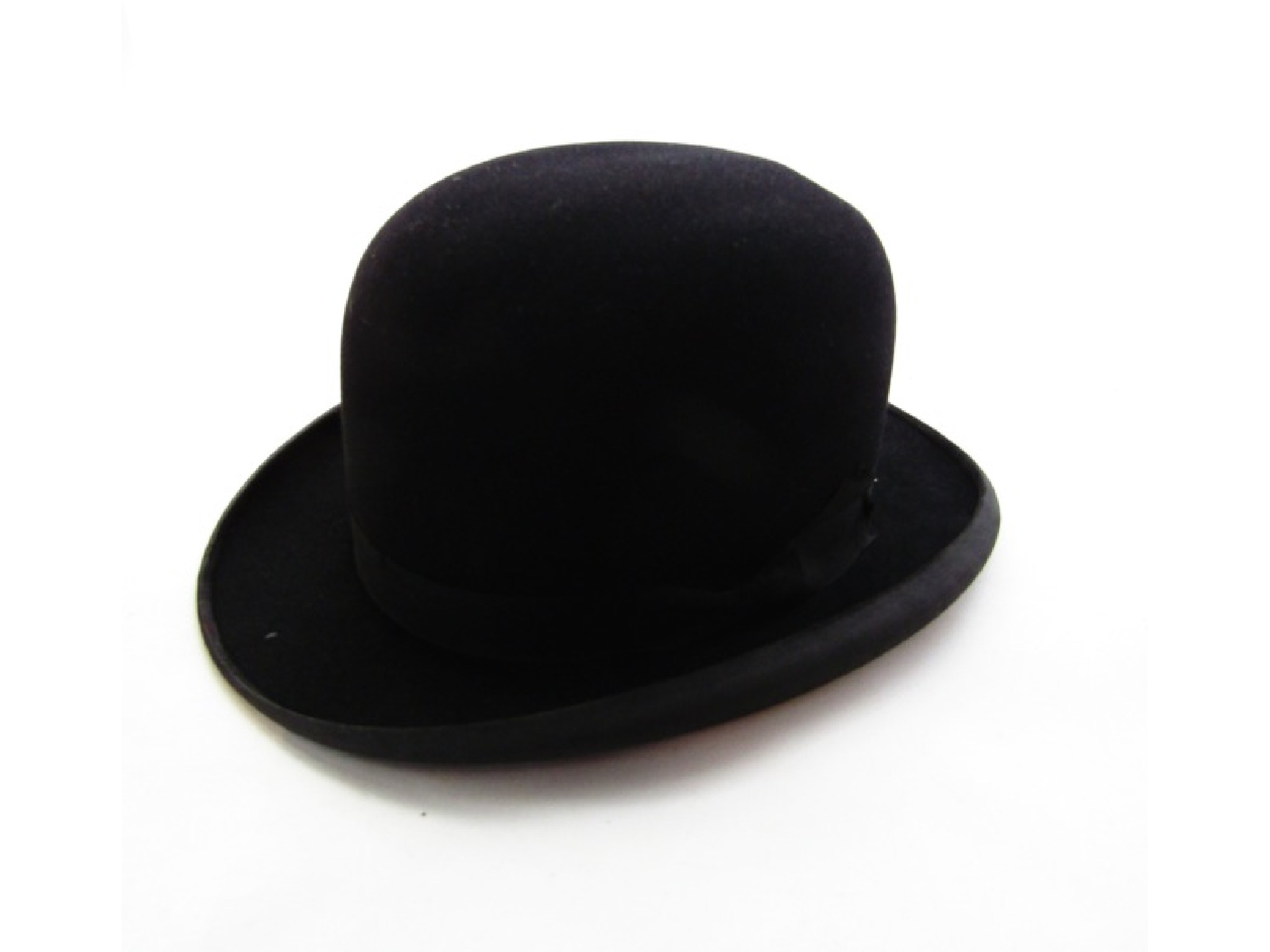 Appraisal: A gentleman's vintage black felt trilby type hat with interior