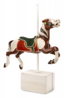 Appraisal: Herschell Attributed Polychrome Carousel Horse Attributed to Allan Herschell Company