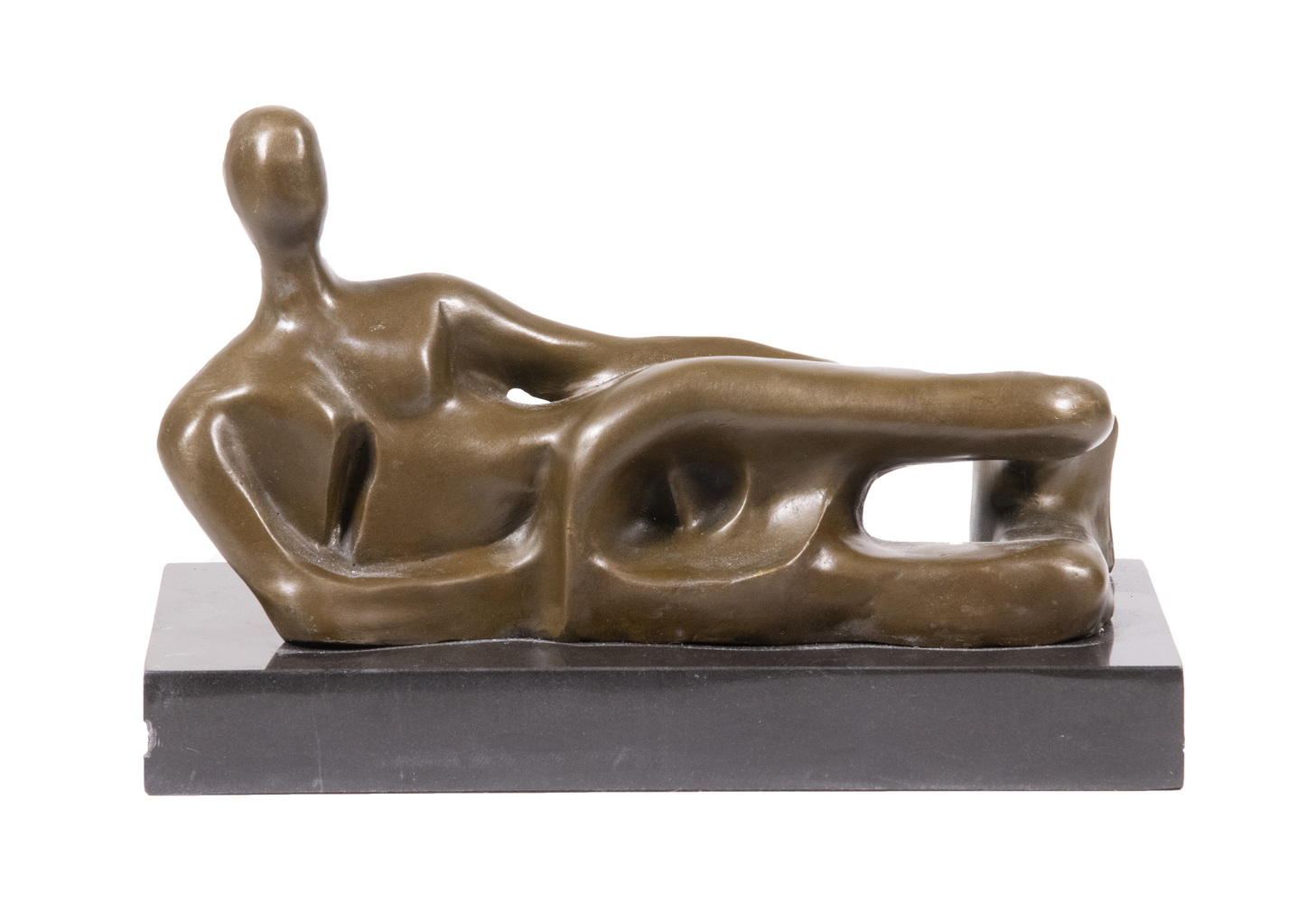 Appraisal: AFTER HENRY SPENCER MOORE UK - After Reclining Figure cast