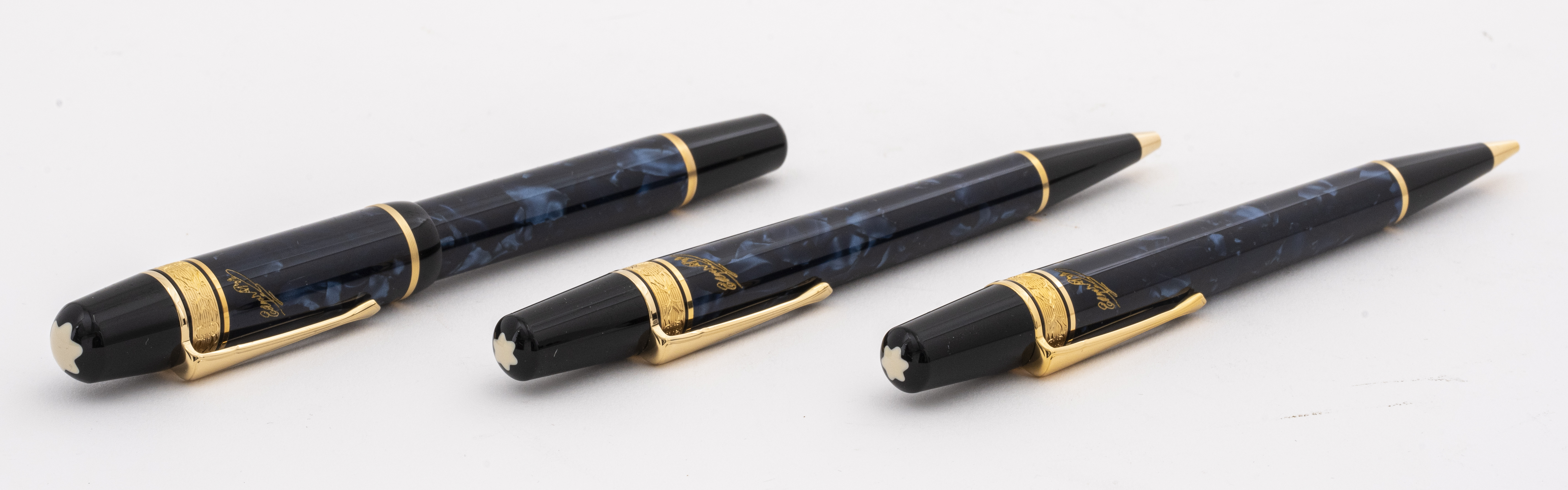 Appraisal: MONTBLANC 'EDGAR A POE' LIMITED EDITION PEN SET Montblanc Meisterstuck