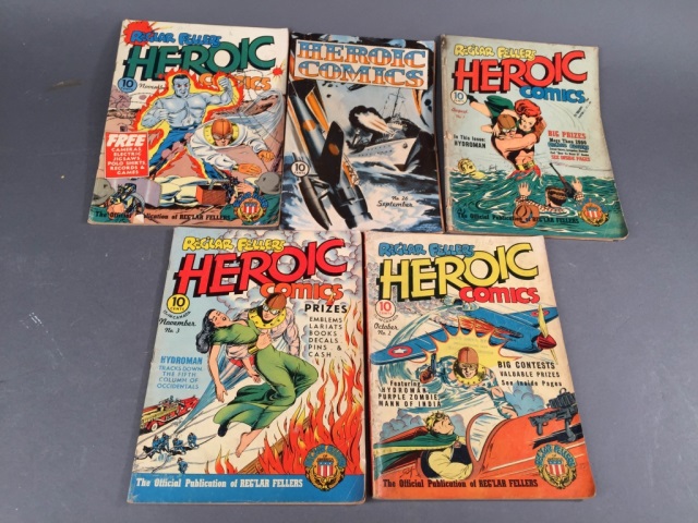 Appraisal: Reg'lar Fellers Heroic Comics Nos - Ungraded unrestored Most of