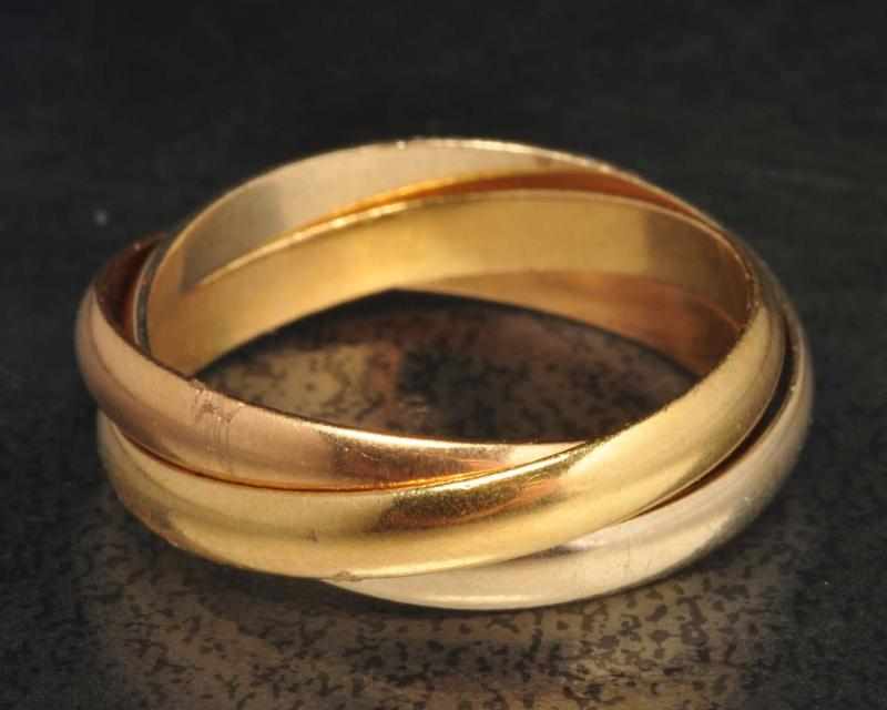 Appraisal: Three K Y Gold Ring Description Weight dwt Condition Excellent