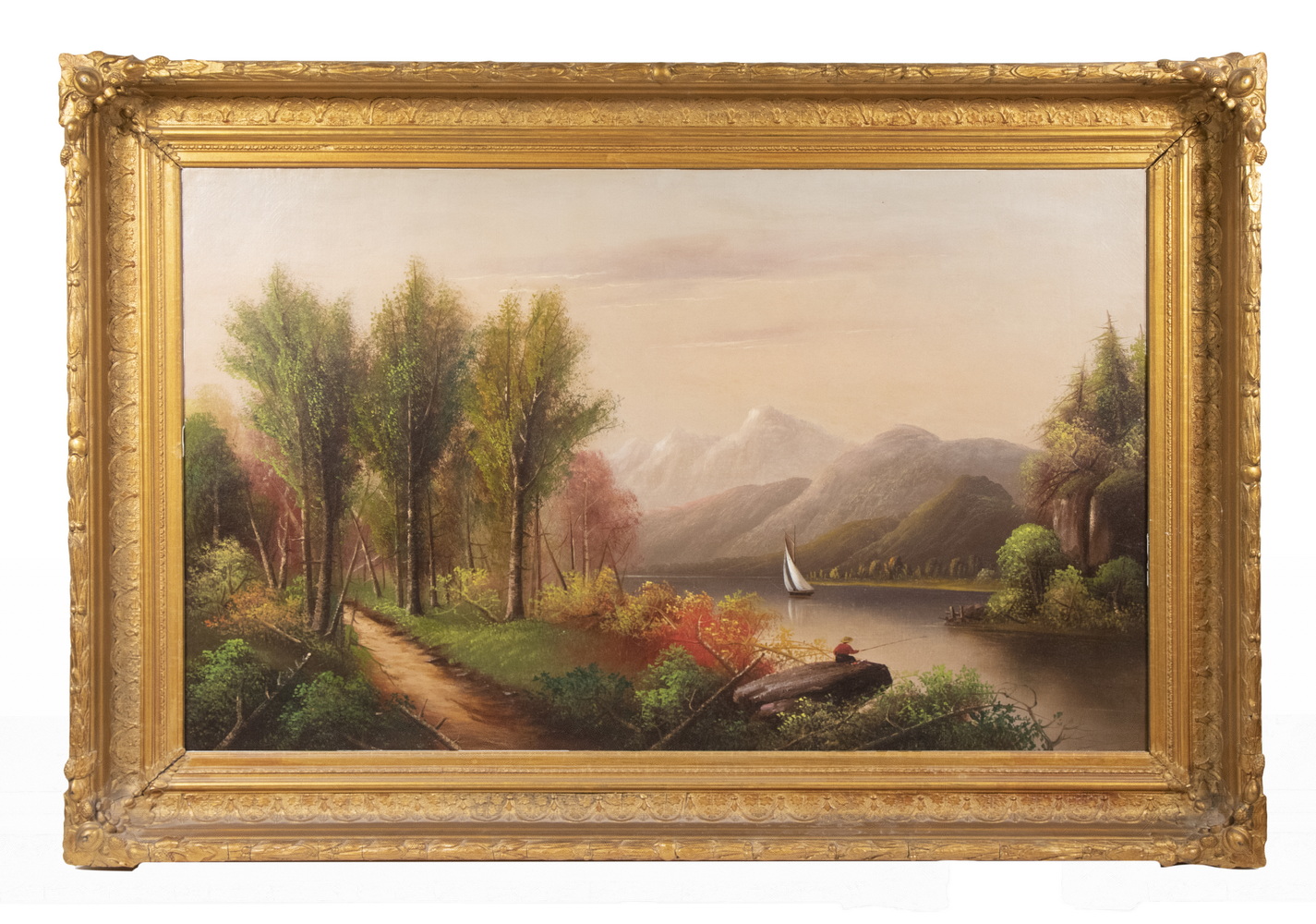 Appraisal: MID- TH C NEW HAMPSHIRE LANDSCAPE PAINTING Presidential Range of