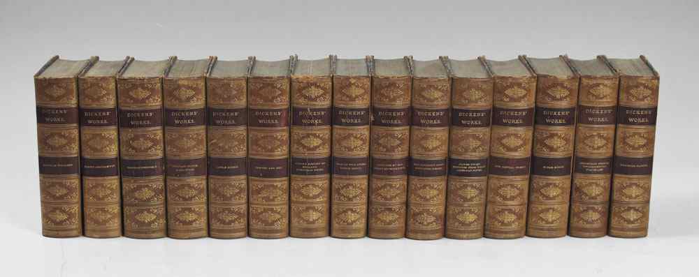 Appraisal: LATE TH CENTURY VOLUME SET CHARLES DICKENS BOOKS volumes published