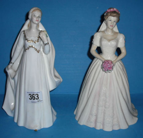 Appraisal: Royal Doulton Figures Bride HN and Wedding Celebration HN