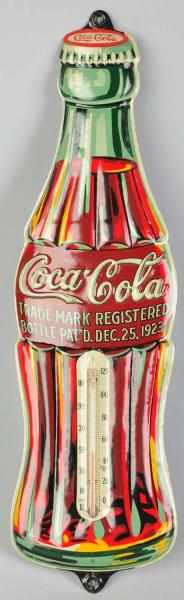 Appraisal: Embossed Tin Coca-Cola Thermometer Nice example with only light wear