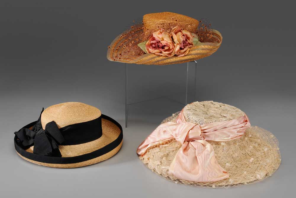 Appraisal: Three Kentucky Derby Ladies' Hats all by Eric Javits one