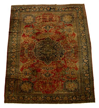 Appraisal: Sarouk Fereghan carpet west persia circa late th century ft