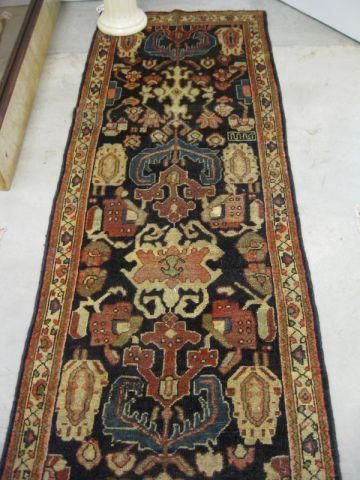 Appraisal: Mahal Persian Handmade Rug floral indigo field ' x '