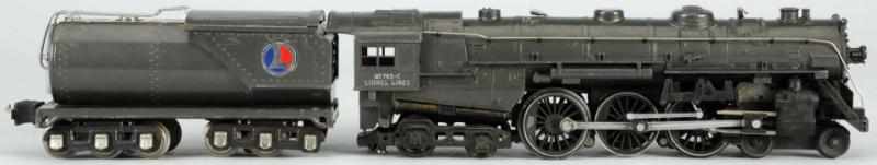 Appraisal: Lionel O-Gauge No E Hudson Engine Tender American Comes with