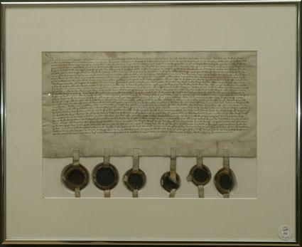 Appraisal: Medieval German Charter Ulrich XII Count Von Regenstein Blankenburg -