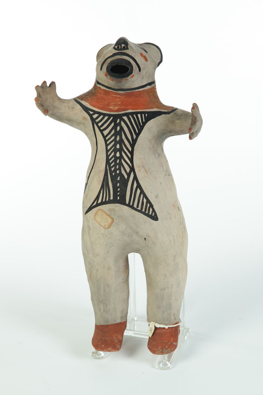 Appraisal: MONUMENTAL INDIAN EFFIGY FIGURE Cochiti late th-early th century earthenware