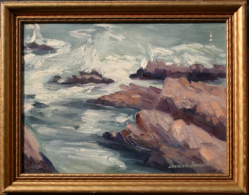 Appraisal: BRUNNER Lawrence A American - Carmel Coast Oil Canvas Board