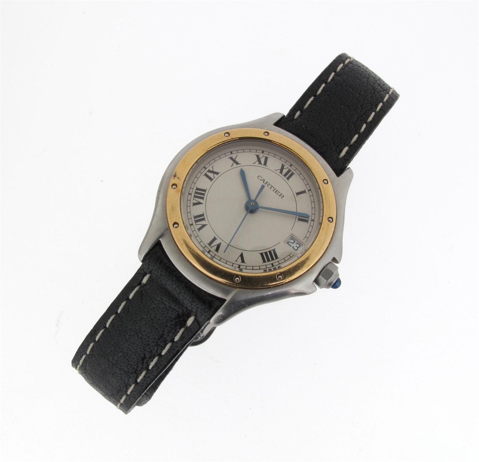 Appraisal: A Ladies steel and gold wristwatch