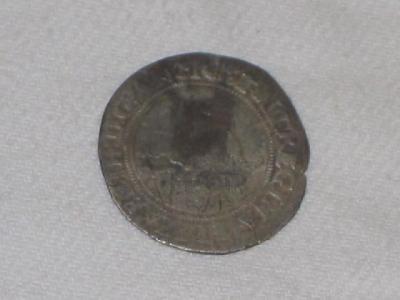 Appraisal: AN ELIZABETH I SILVER SIX PENCE mint mark Pheon c