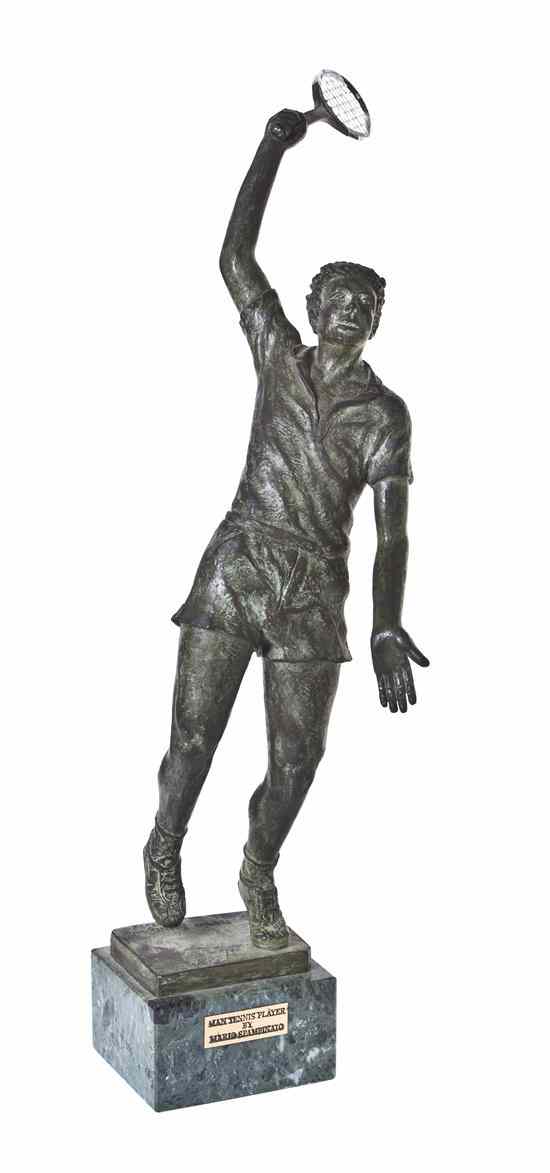 Appraisal: An American Bronze Sculpture Mario Spampinato Italian American - Male