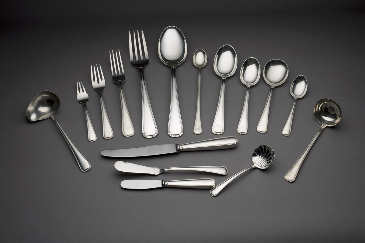 Appraisal: ITALIAN SILVER 'OLD ITALIAN' PATTERN PART FLATWARE SERVICE BUCCELLATI TWENTIETH