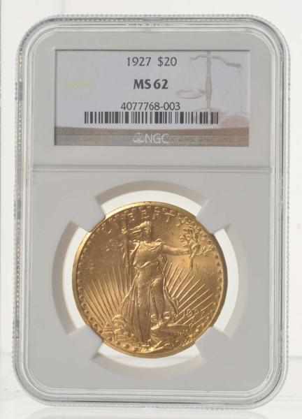 Appraisal: St Gaudens Double Eagle Description NGC MS