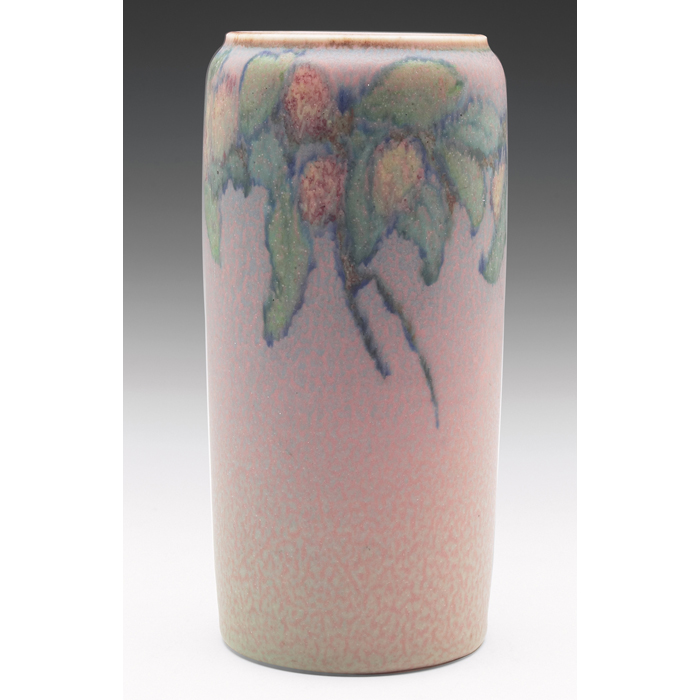 Appraisal: Rookwood vase cylindrical shape in a WaxMatte glaze executed by