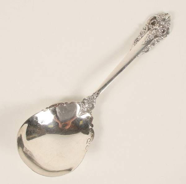 Appraisal: Wallace 'Grand Baroque' sterling casserole spoon L