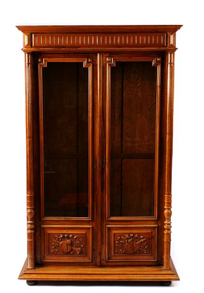 Appraisal: A Louis XVI style bibliotheque height in width in depth