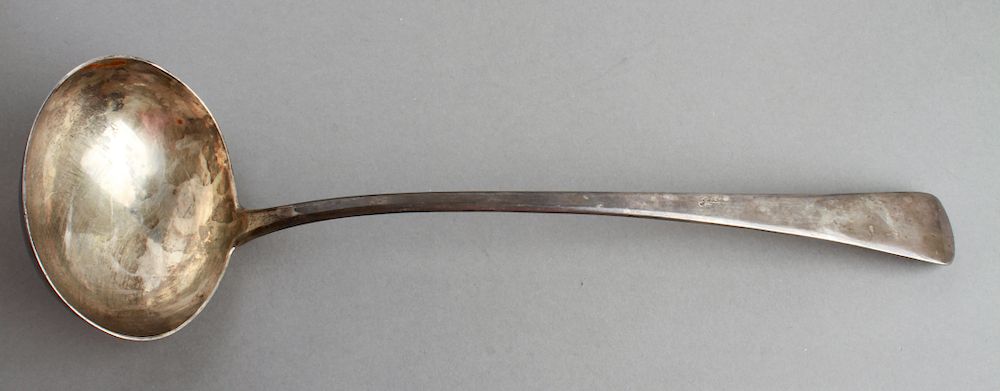 Appraisal: Richard Crossley English Silver Large Ladle th C Richard Crossley