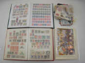 Appraisal: Philately Two good albums stock books with postage stamps of