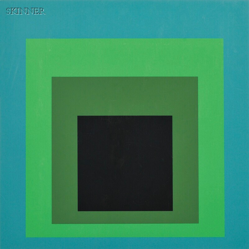 Appraisal: Josef Albers German American - Two Images DR-a and DR-b