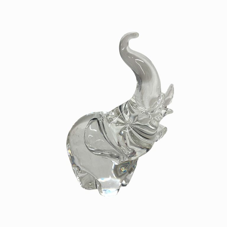 Appraisal: Steuben Crystal Art Glass Elephant Steuben Crystal Art Glass Elephant