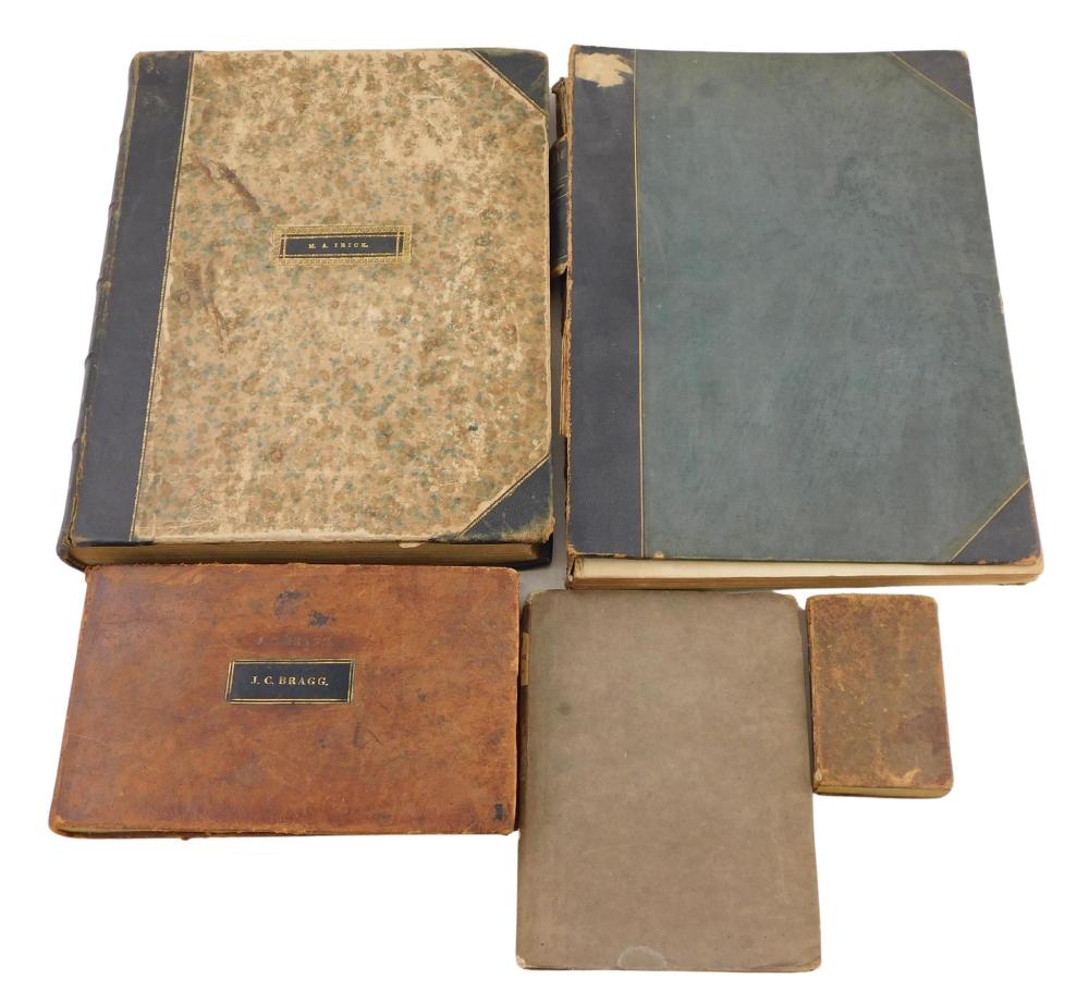 Appraisal: BOOKS Five volumes Music themed including two bound volumes of