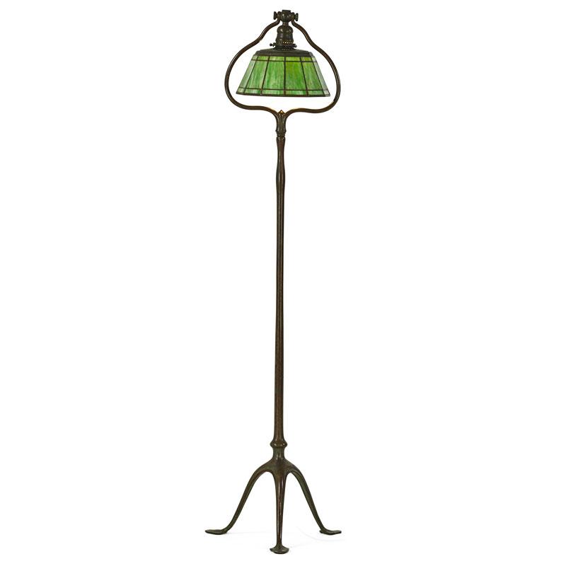 Appraisal: TIFFANY STUDIOS Floor lamp Condition Report Overall excellent original condition