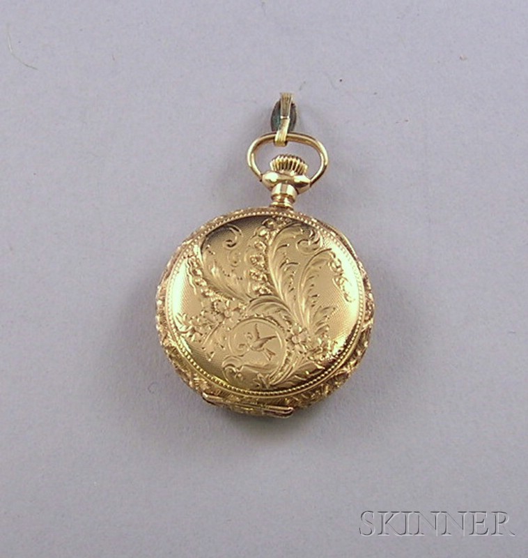 Appraisal: kt Gold Lady's Hunting Case Pocket Watch Waltham