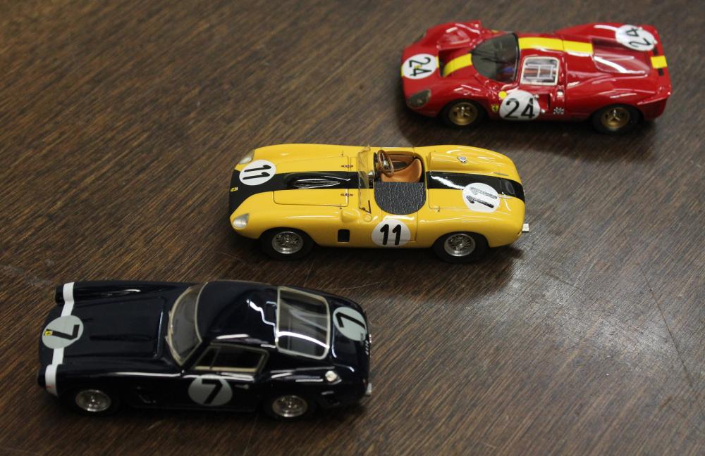 Appraisal: THREE SCALE MODEL CARS BY BBR including N' Ferrari SWB