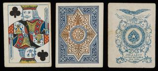 Appraisal: JNO J Levy Playing Cards New York ca An unusual