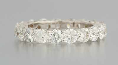 Appraisal: A Ladies' Diamond Eternity Band Carat k white gold eternity