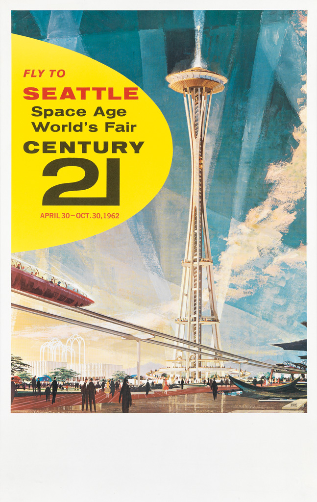 Appraisal: EARLE DUFF DATES UNKNOWN FLY TO SEATTLE SPACE AGE WORLD'S