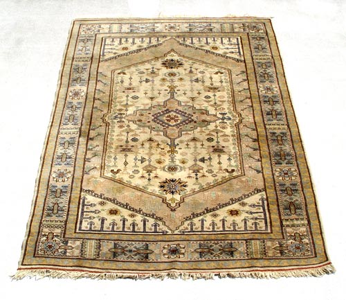 Appraisal: HAND TIED PERSIAN CARPET Approx ' x ' ''