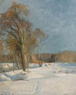 Appraisal: AAGE BERTELSEN - OIL ON CANVAS Aage Bertelsen - Denmark